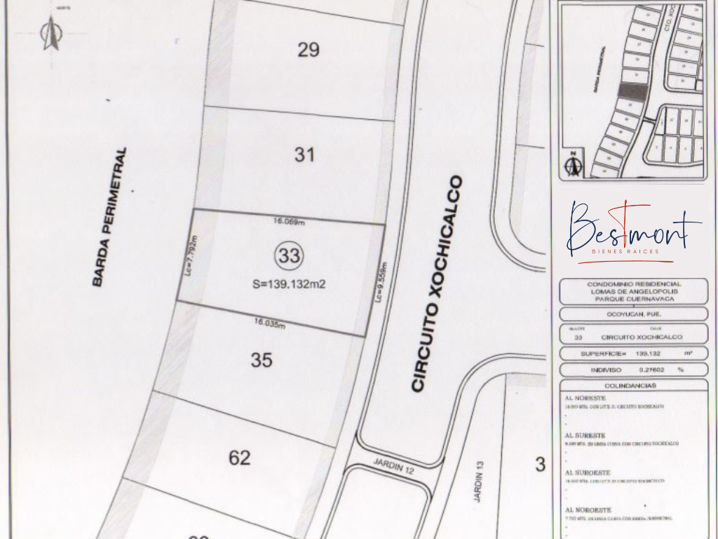 5 de 12: Plano Lote 33
