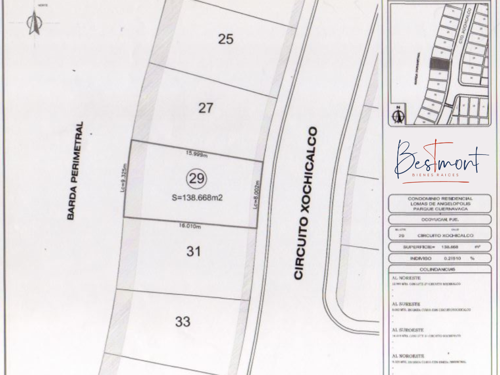 2 de 12: Plano Lote 29