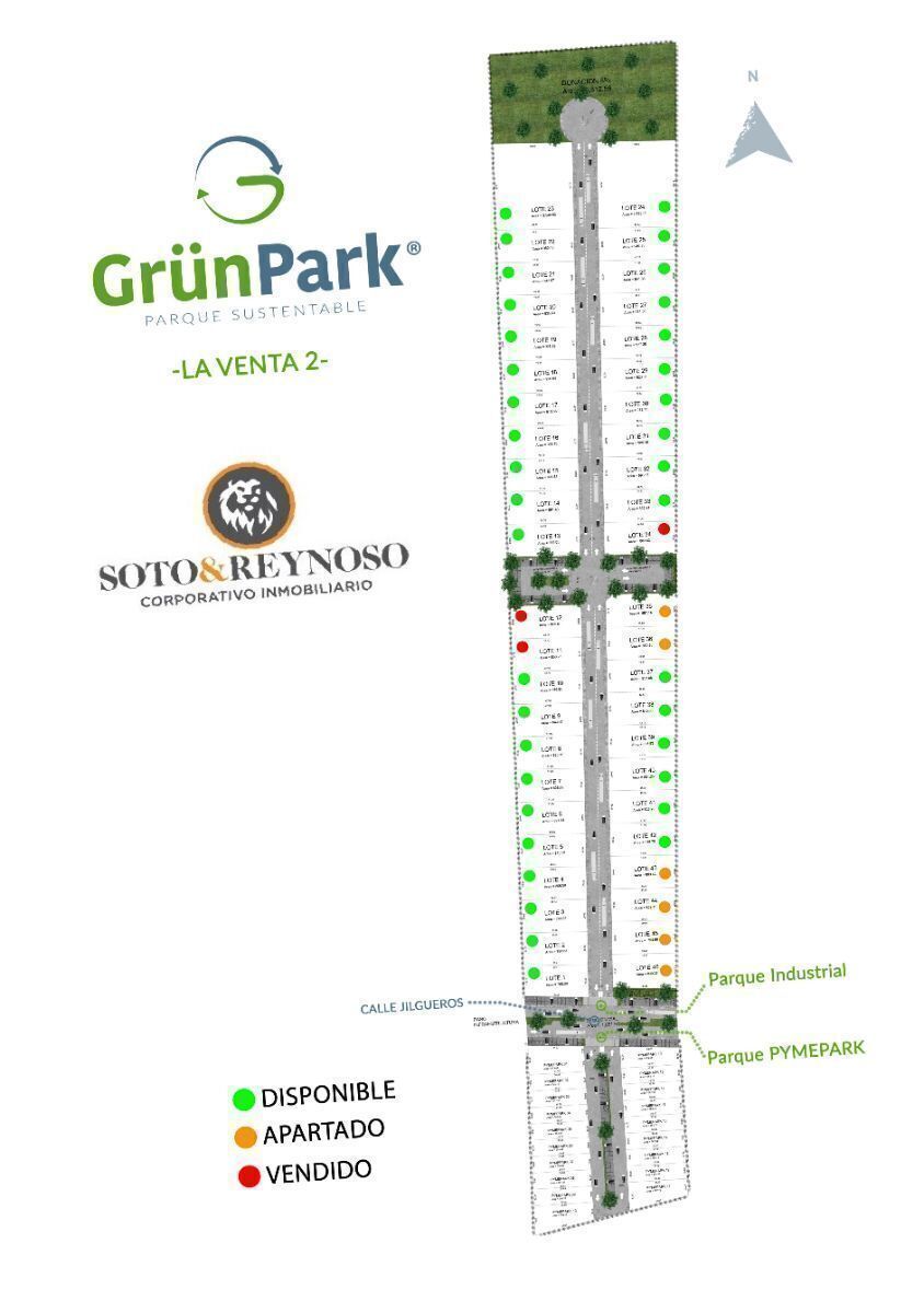 Terrenos en Venta Parque industrial La Venta I GrunPark lote 3 de 835.98 mt2 - foto 2
