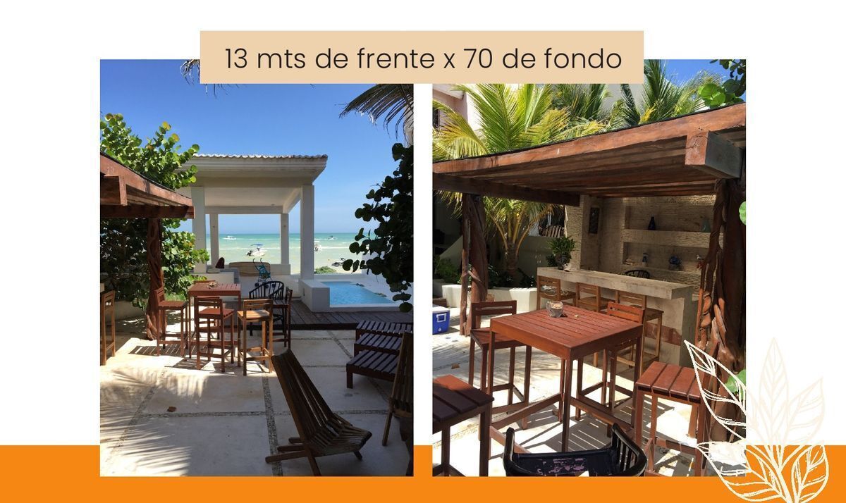 3 de 6: casa en venta en yucatan frente a la playa