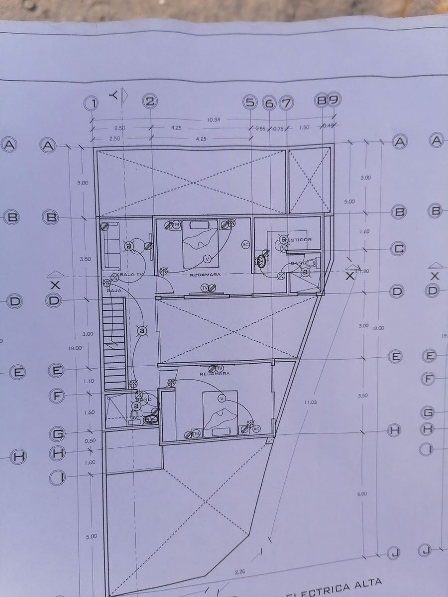 4 de 4: Planta Arquitectonica Planta Alta