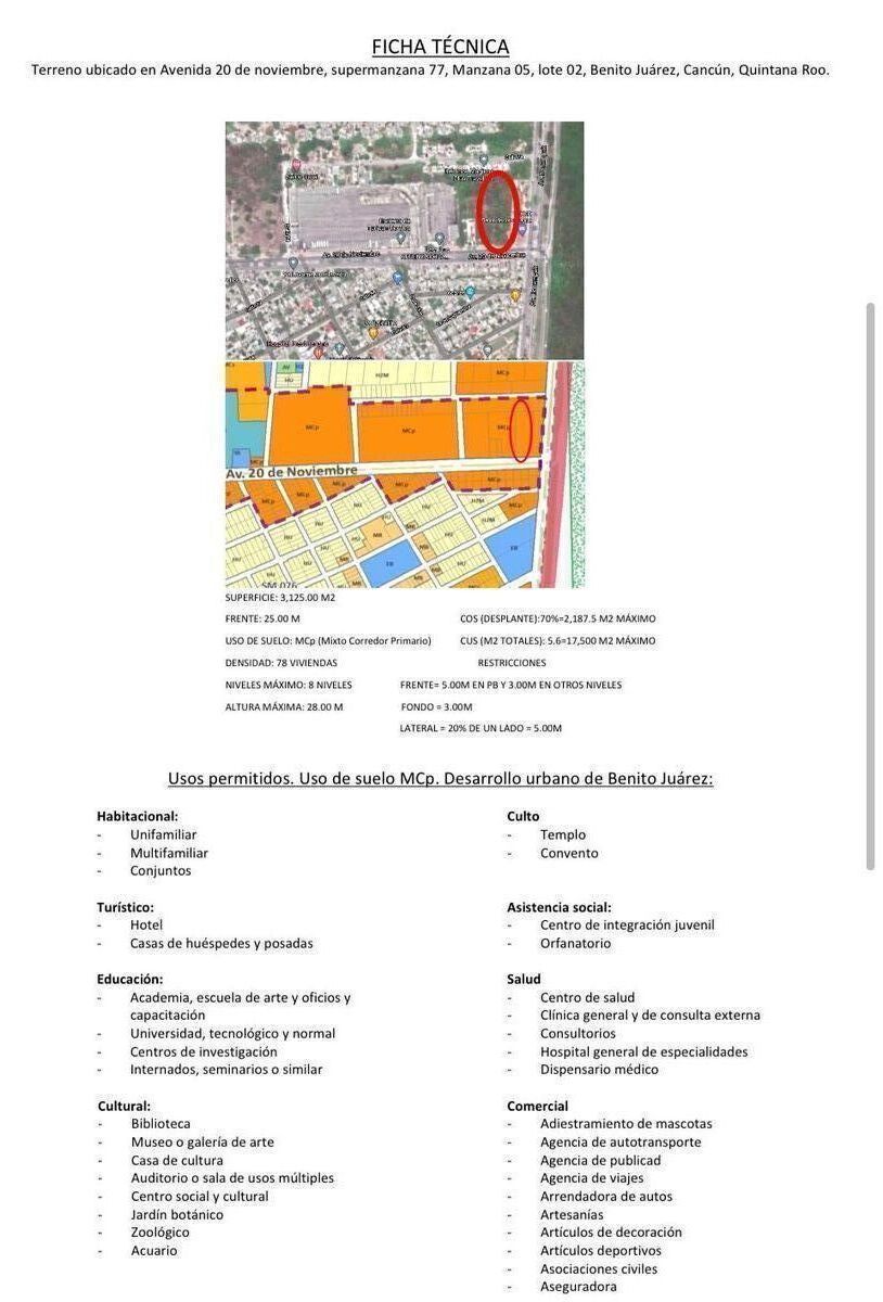 5 de 10: Ubicación precio valuado total de terreno