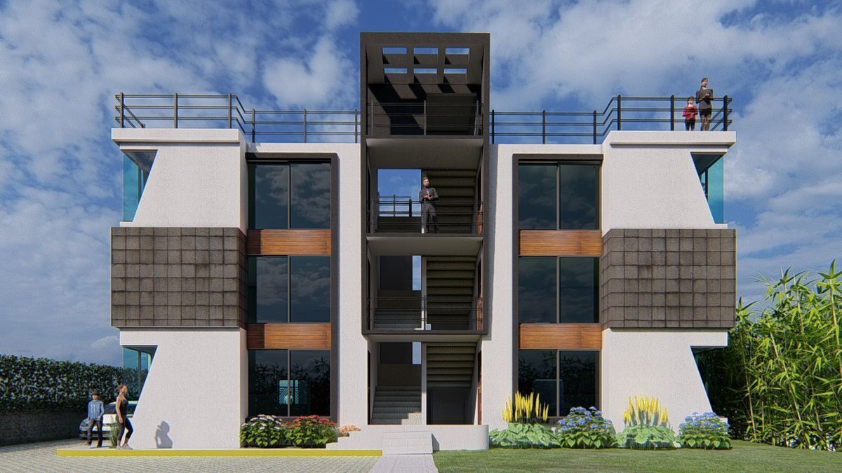 2 de 19: Render
Fachada principal
