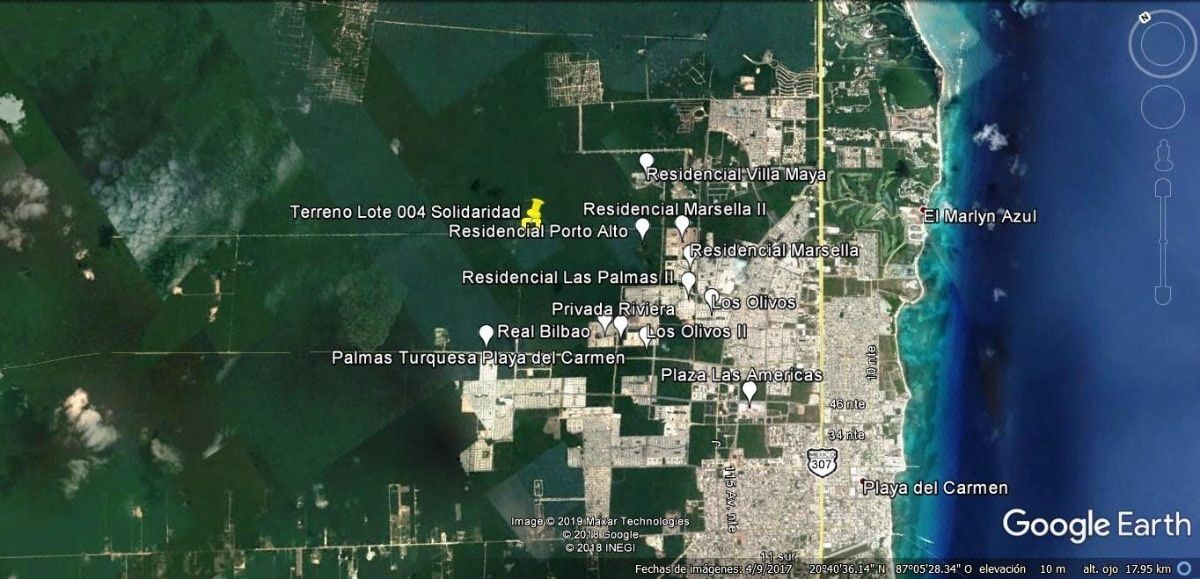 Venta de Terreno en Playa del Carmen