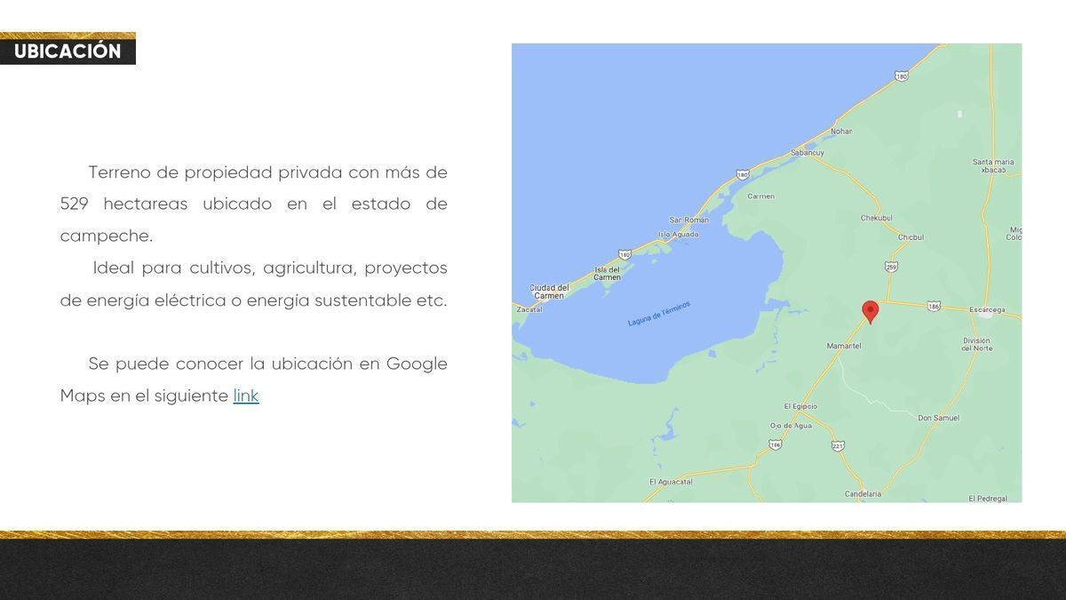 5 de 9: Terreno en venta en Campeche ideal para proyecto, San Joaqui
