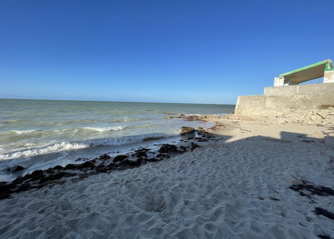 frente al mar, esquina, bonita playa, Chelem- Yucatan