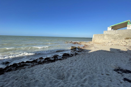 frente al mar, esquina, bonita playa, Chelem- Yucatan