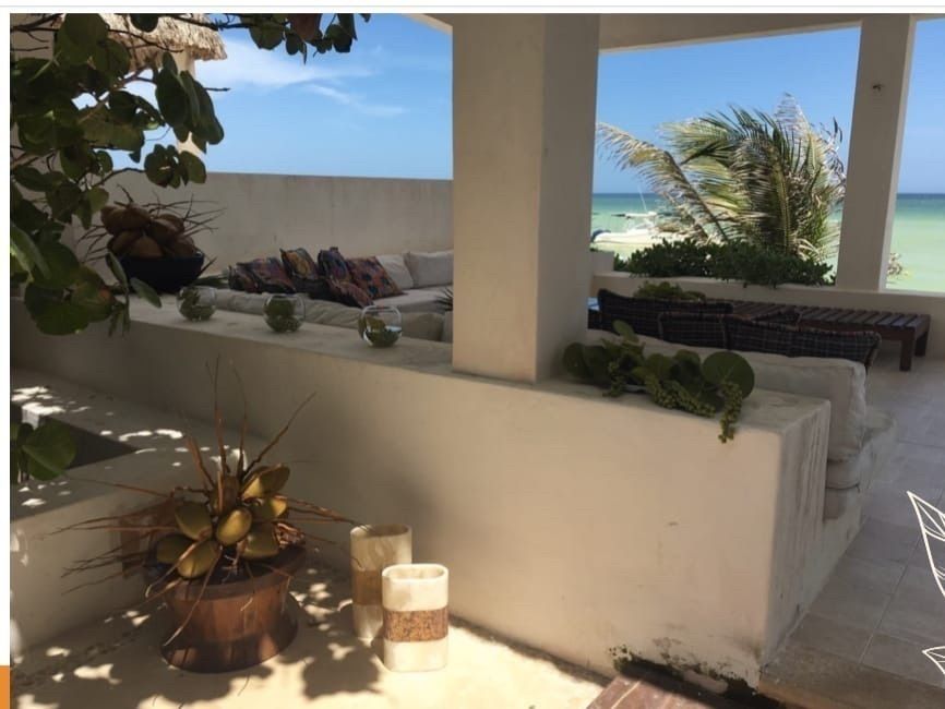 Venta Preciosa casa frente al mar en chicxulub puerto Yucatan