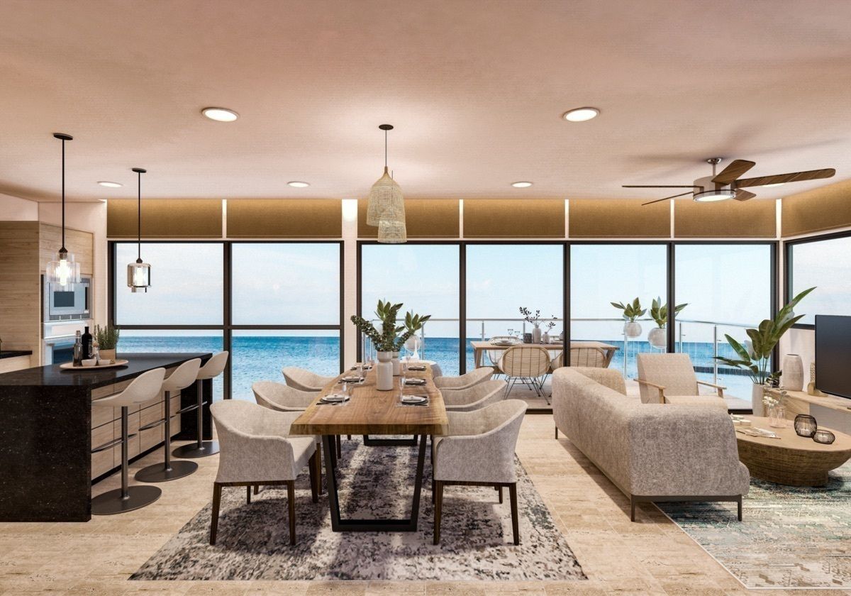 departamento en venta - Venta Espectacular departamento frente al mar Resort Marina Yucalpeten Yucatan - Progreso