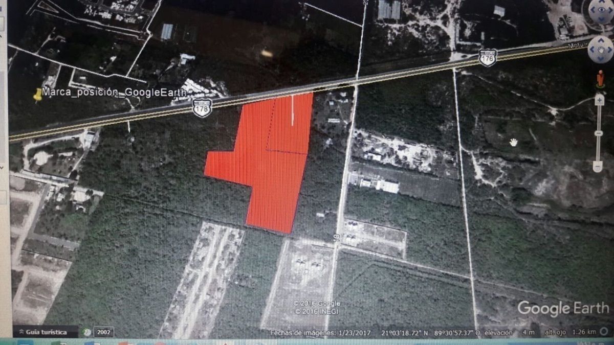 terreno en venta - Inversionistas!!!! Terreno en venta de 5.7 hs. en Conkal sobre carretera,Merida - Conkal