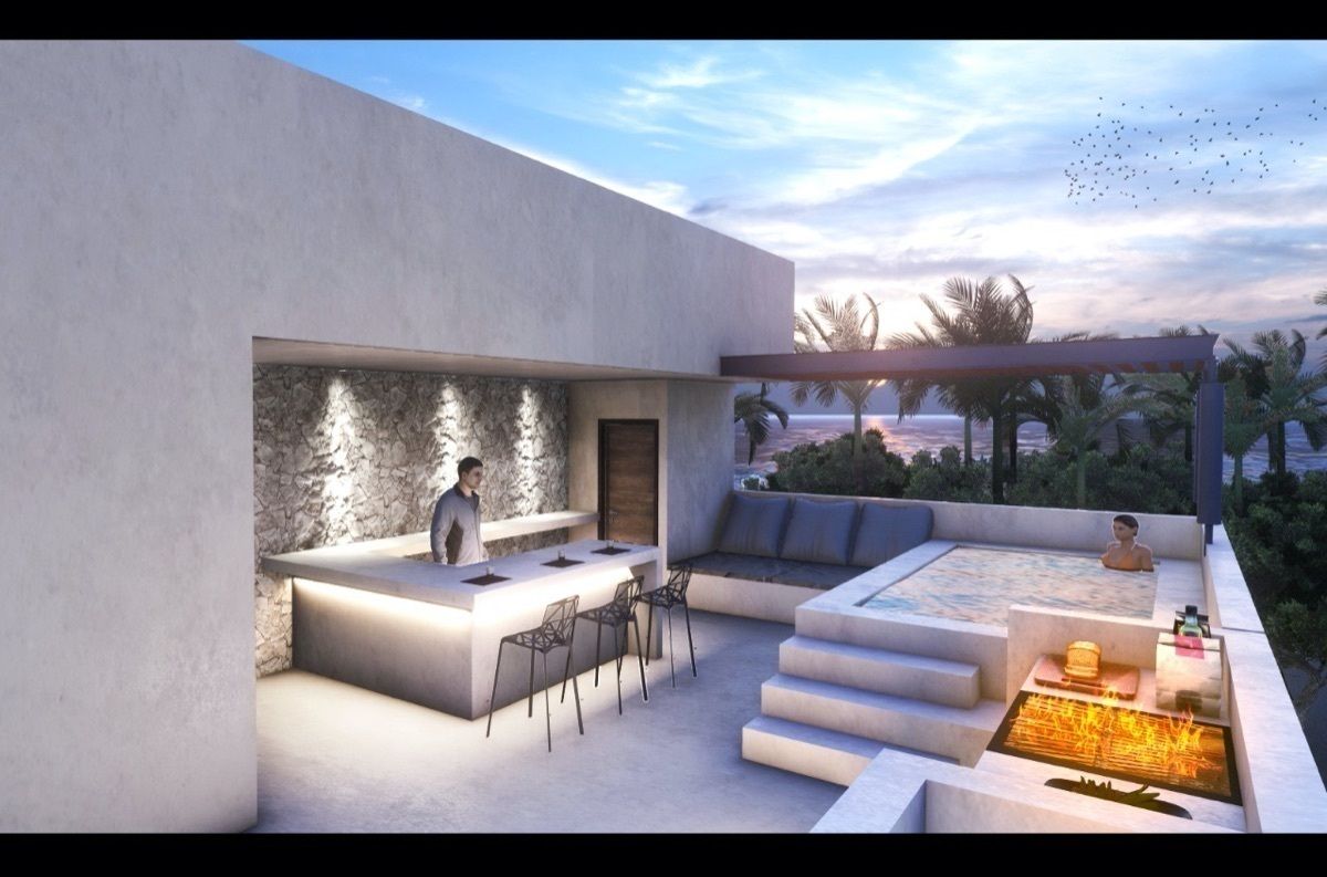 Casa en venta en Akumal Quintana Roo con vista al mar a la laguna