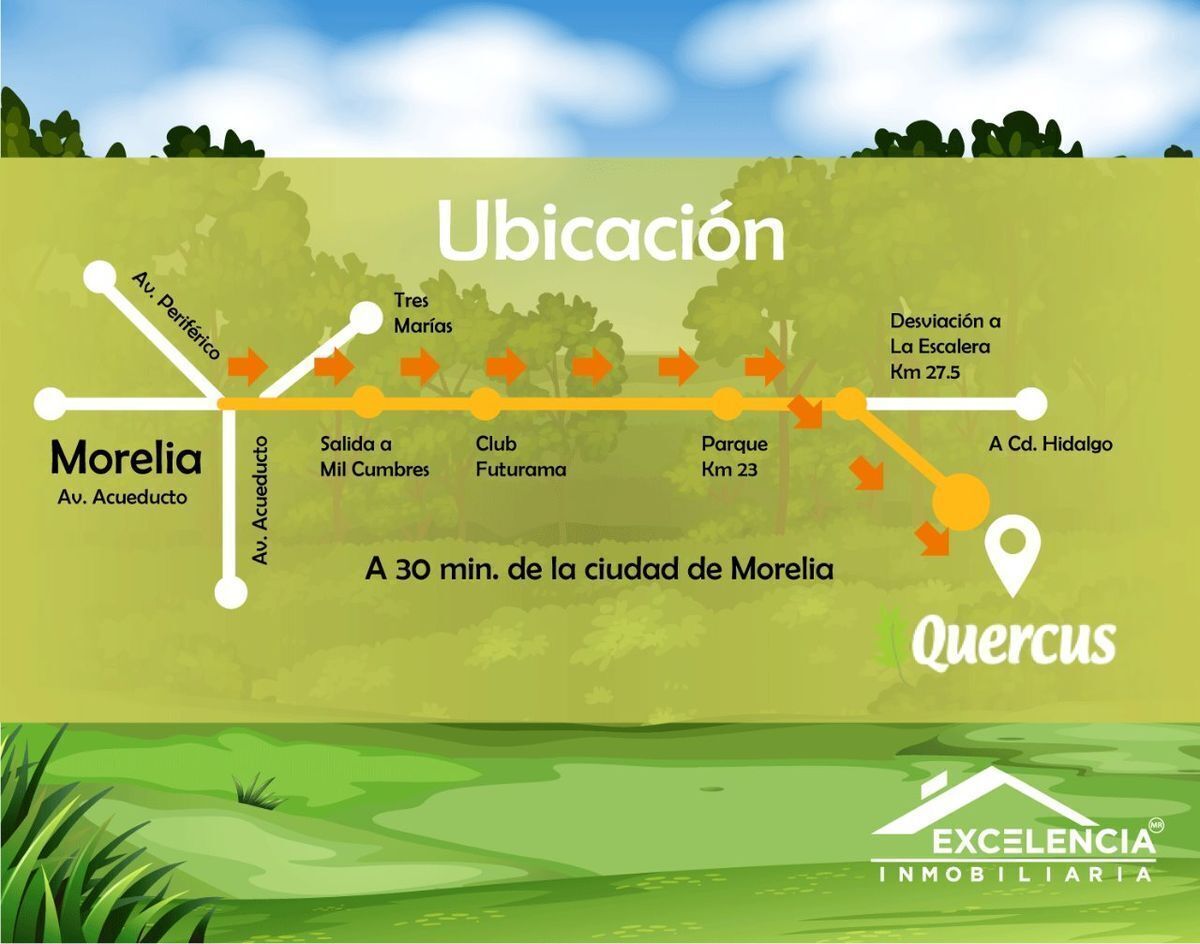 VENTA DE TERRENO EN QUERCUS SALIDA A MIL CUMBRES | EasyBroker