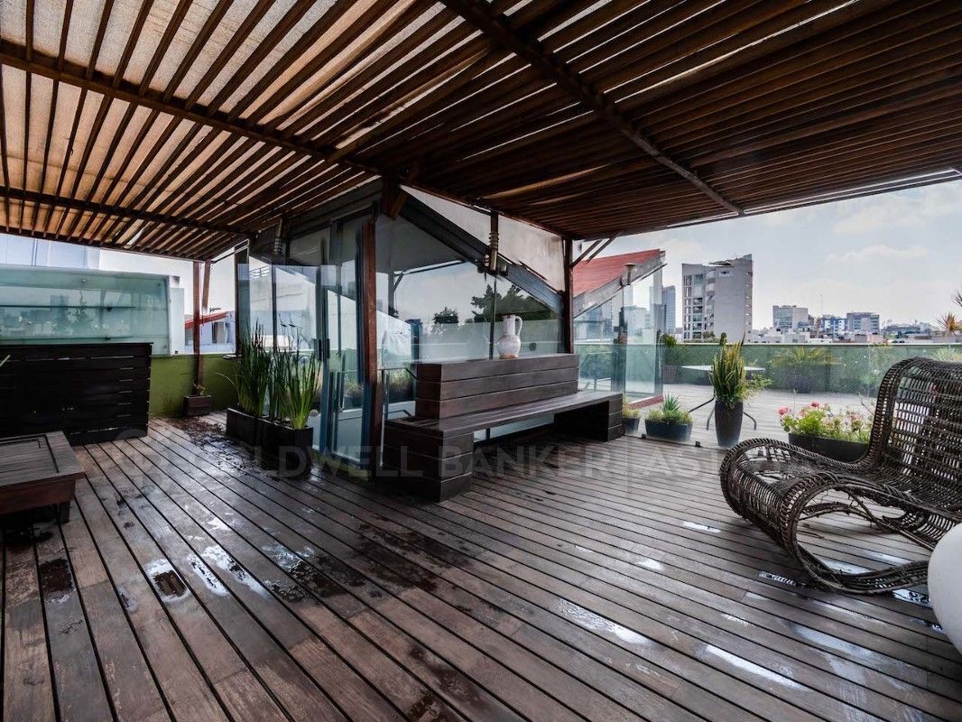 departamento en venta con roof garden privado, ciudad de los deportes - 2 recámaras - 169 m2