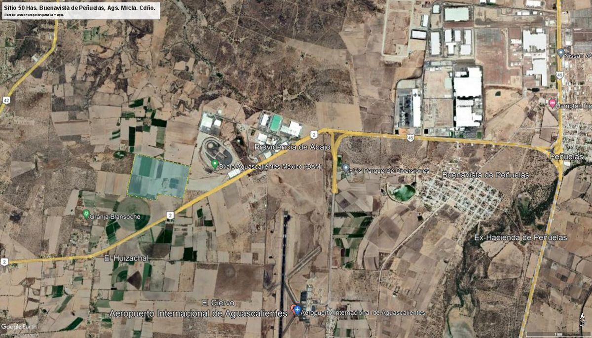 TERRENO CON VOCACIÒN USO INDUSTRIAL AGUASCALIENTES, AGS. CERCA DE JATCO, OVALO - foto 1