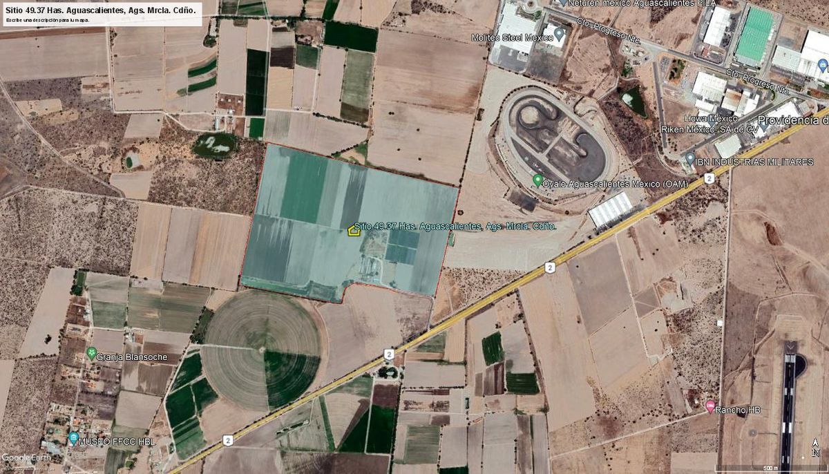 TERRENO CON VOCACIÒN USO INDUSTRIAL AGUASCALIENTES, AGS. CERCA DE JATCO, OVALO - foto 4