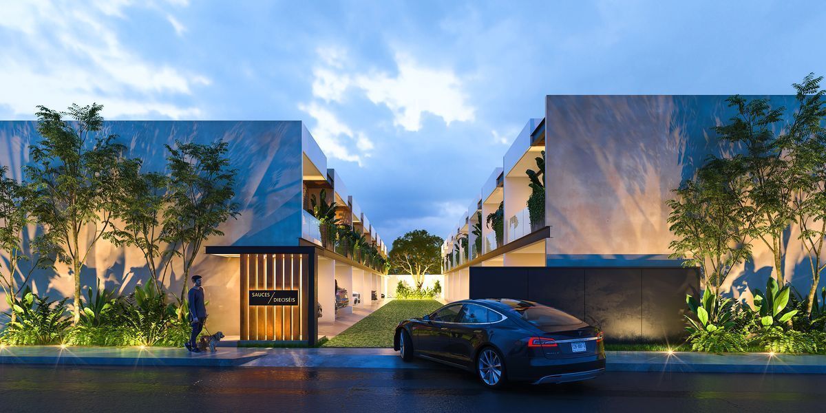 Casa Tipo Townhouse en Venta en Privada Los Sauces 16, Cholul. Mérida, Yucatán.