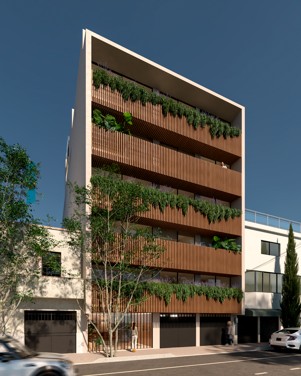 1 de 5: Fachada remodelada del edificio JM80