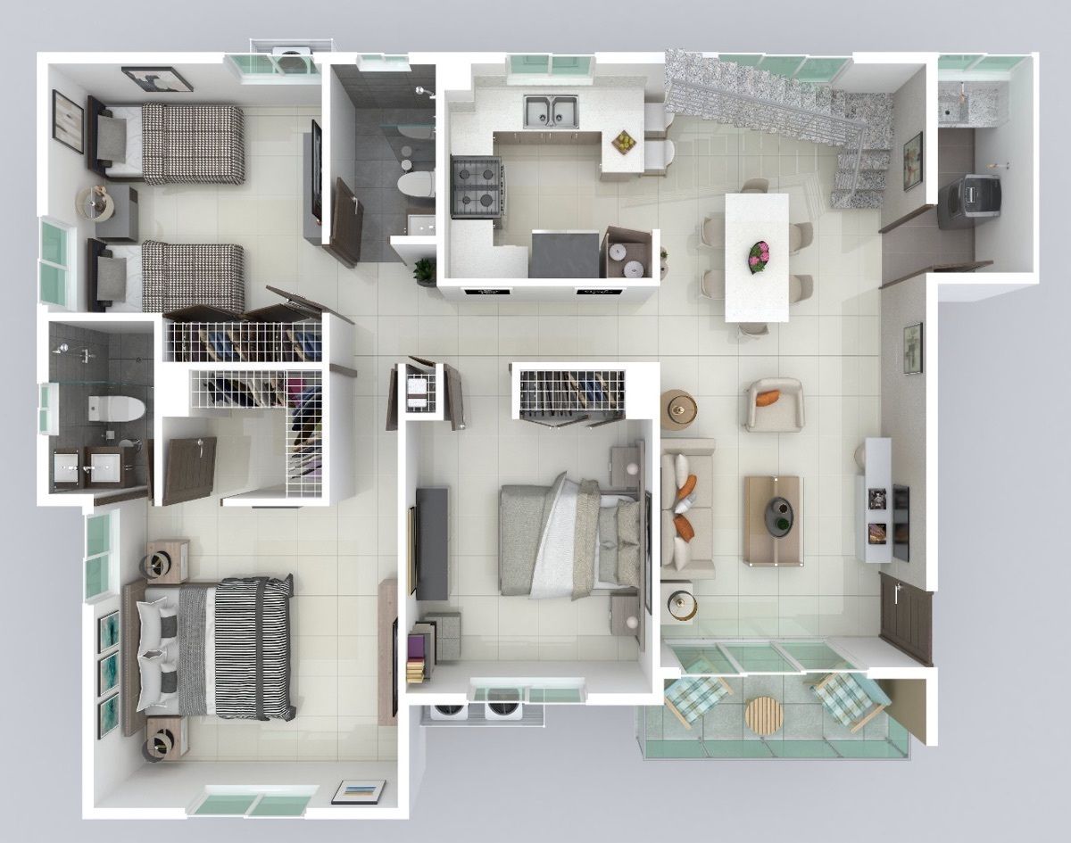 6 de 8: Piso 1 penthouse 