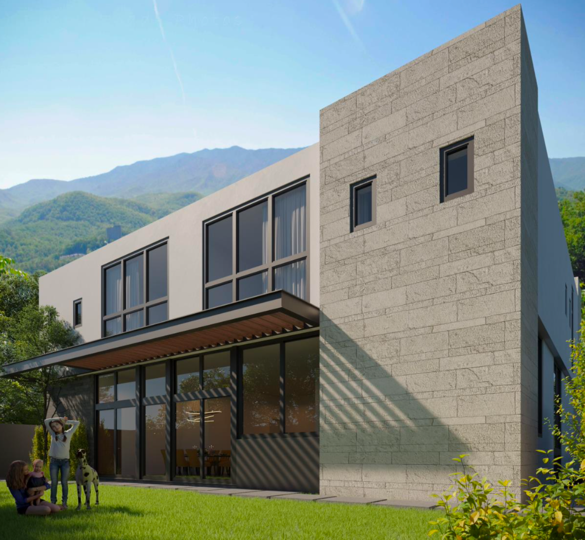 7 de 17: Fachada posterior