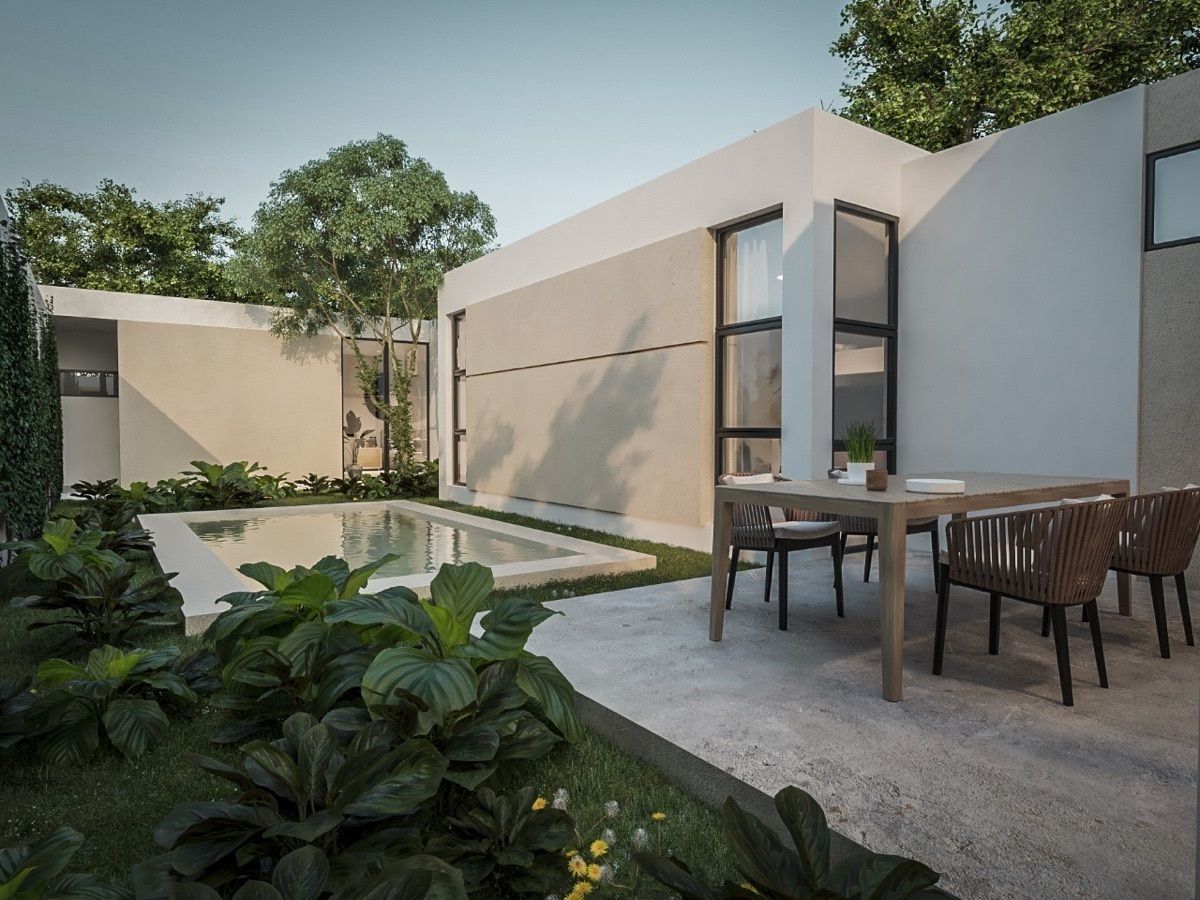 5 of 21: Jardín y Piscina