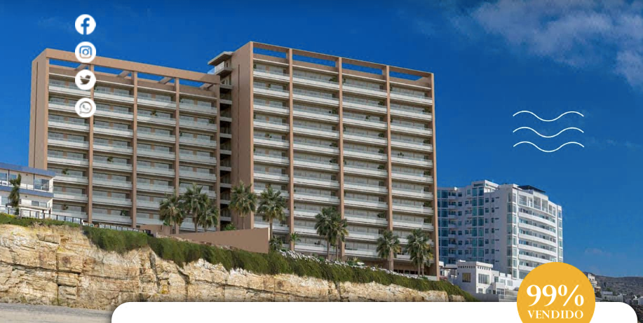 Departamento en venta en Playas costa de oro