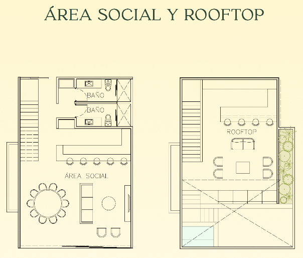 12 de 17: area social y roof top