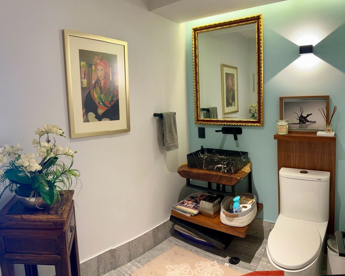 9 de 31: baño visitas