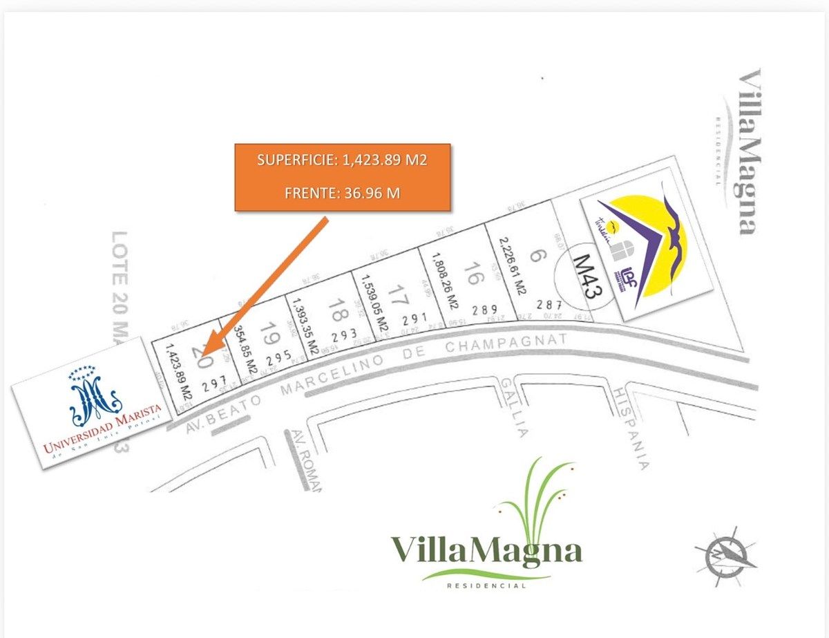 Lote comercial em Villa Magna, San Luis Potosí, foto 2 de 2