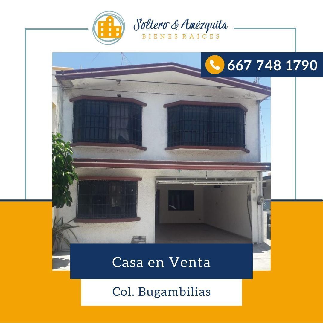 Casa en Venta/Col Bugambilias/Culiacn