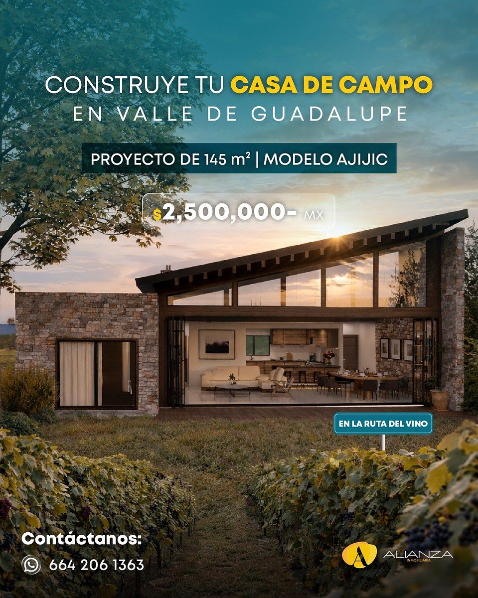 Casa en Venta en Valle de Guadalupe Ensenada