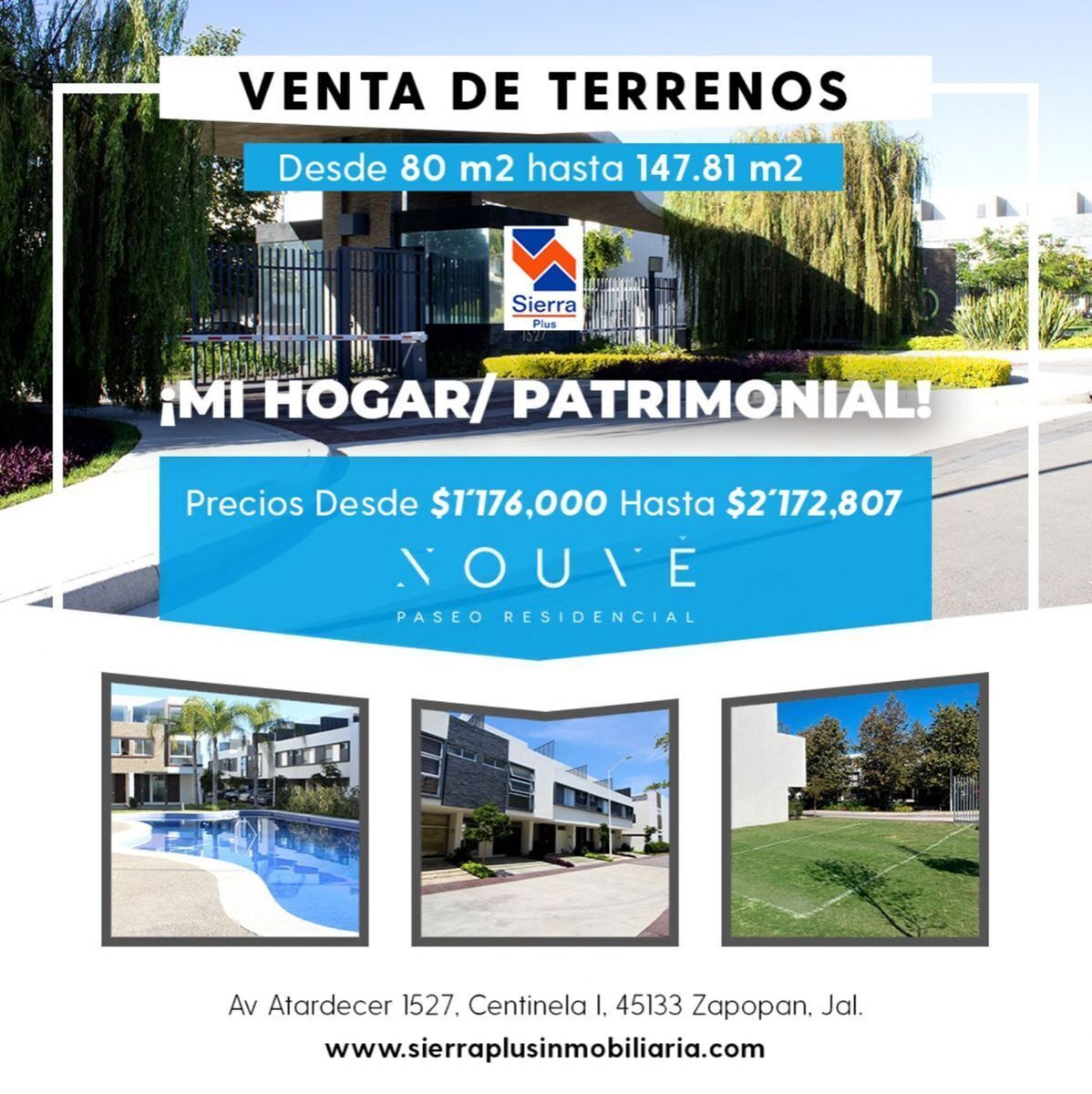 Terrenos en venta, Nouve, el Centinela Zapopan