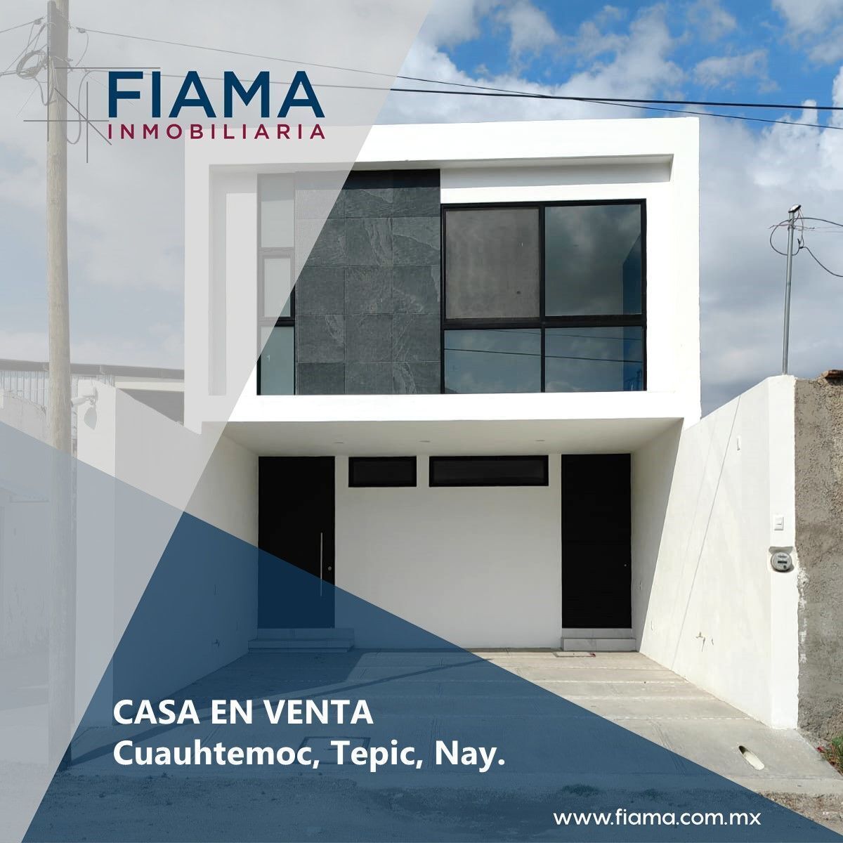 CASA NUEVA EN VENTA EN COL. CUAUHTEMOC, TEPIC, NAY.