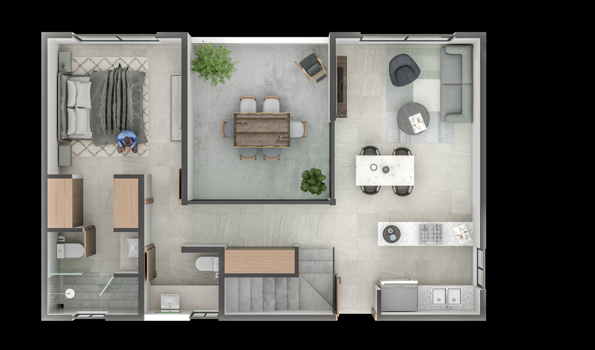 4 de 17: Modelo D1 planta baja