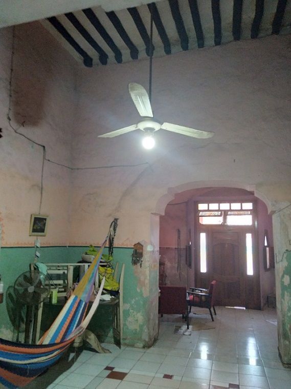 Parte de la sala de la casa