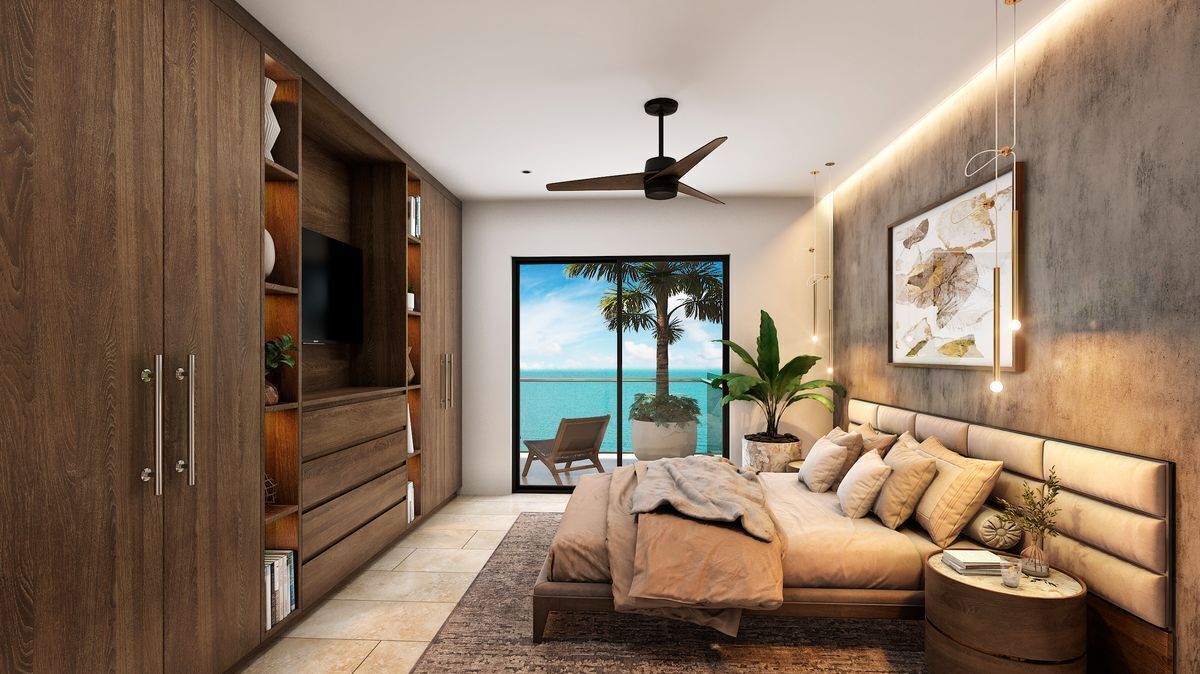 12 de 14: Recámara departamento venta Yucalpeten Progreso Mérida