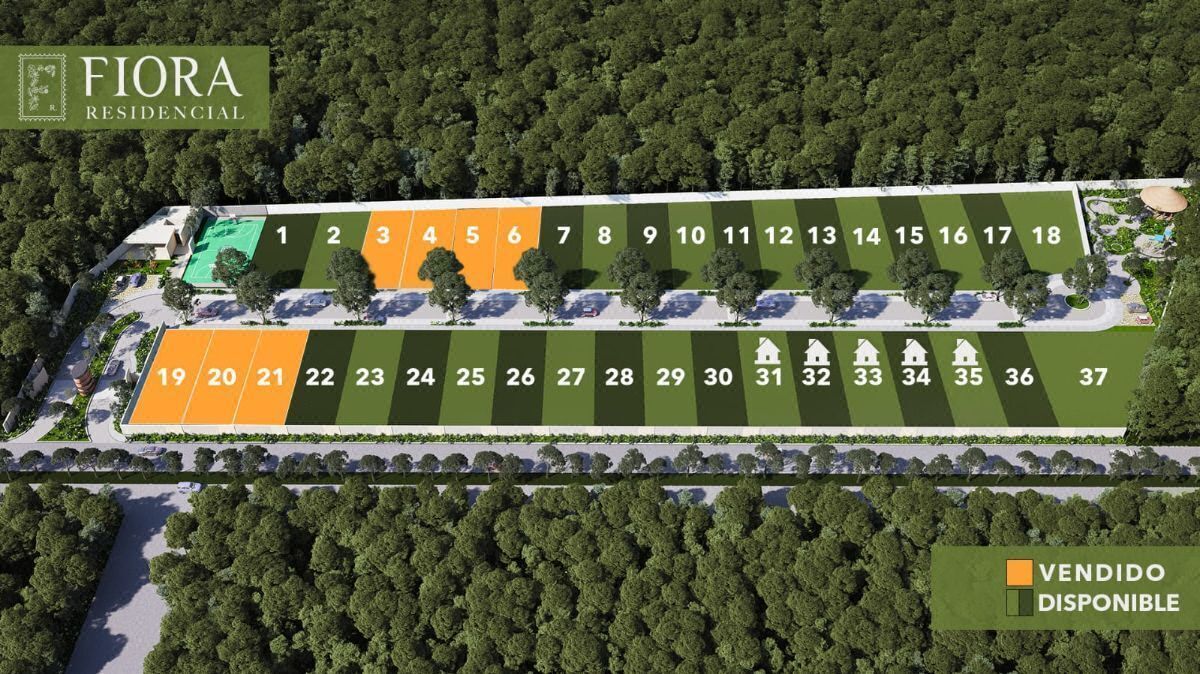 Terrenos Residenciales en Privada Fiora en Cholul, Merida