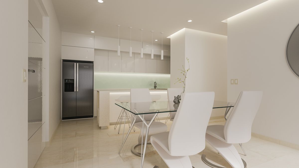 14 de 18: Comedor departamento Aura venta Fracc Montebello Mérida