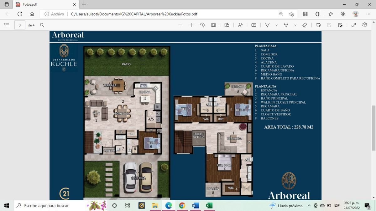 4 de 17: PLANO DE CONSTRUCCION