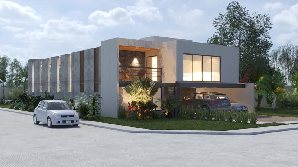 PREVENTA EN ESQUINA, SUR-NORTE, MODERNA CASA EN RESIDENCIAL NORTEMERIDA - foto 1