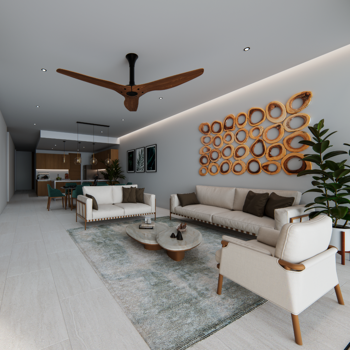 3 de 23: Departamento en venta en Merida en Telcha Puerto