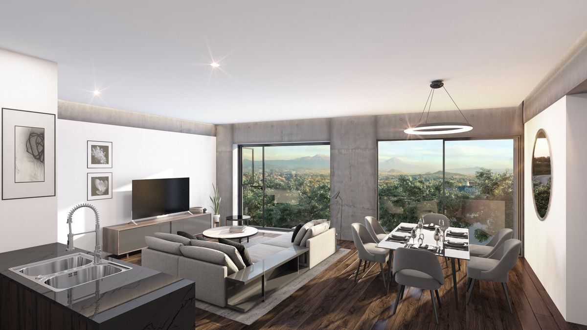1 of 9: Renders-FotoMuestra_Sala-Comedor