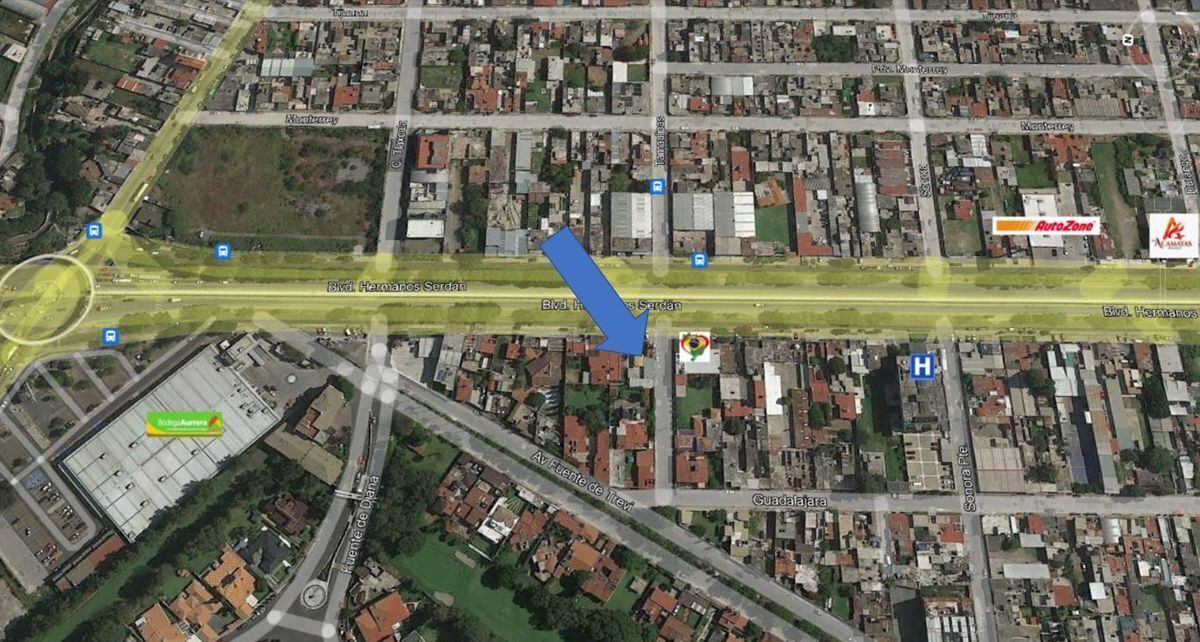 23 de 26: Ubicación, Imagen Satelital