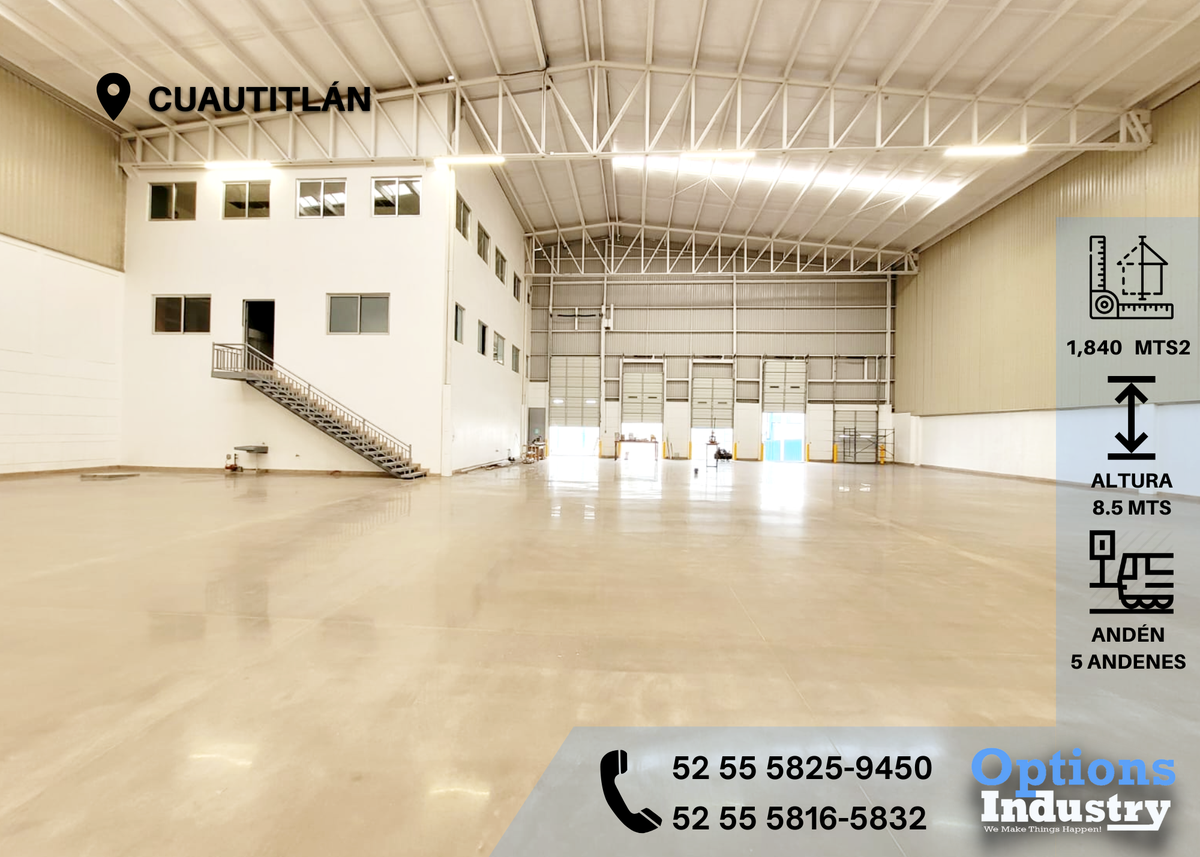 1 de 3: Bodega en renta Cuautitlán