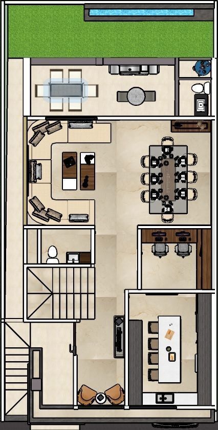 8 of 10: 2° piso área social