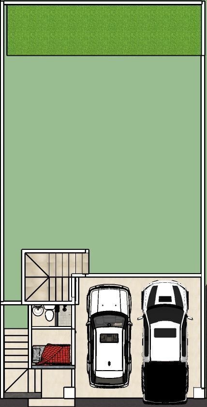 7 of 10: 1° piso cochera y cuarto de servicio