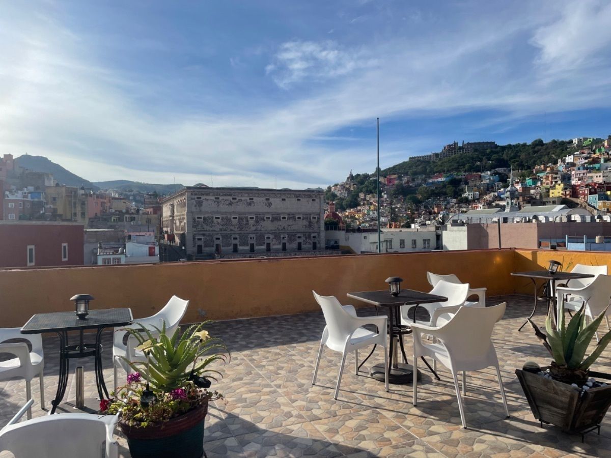 Terraza en RENTA en el centro con una vista panorámica de la ciudad