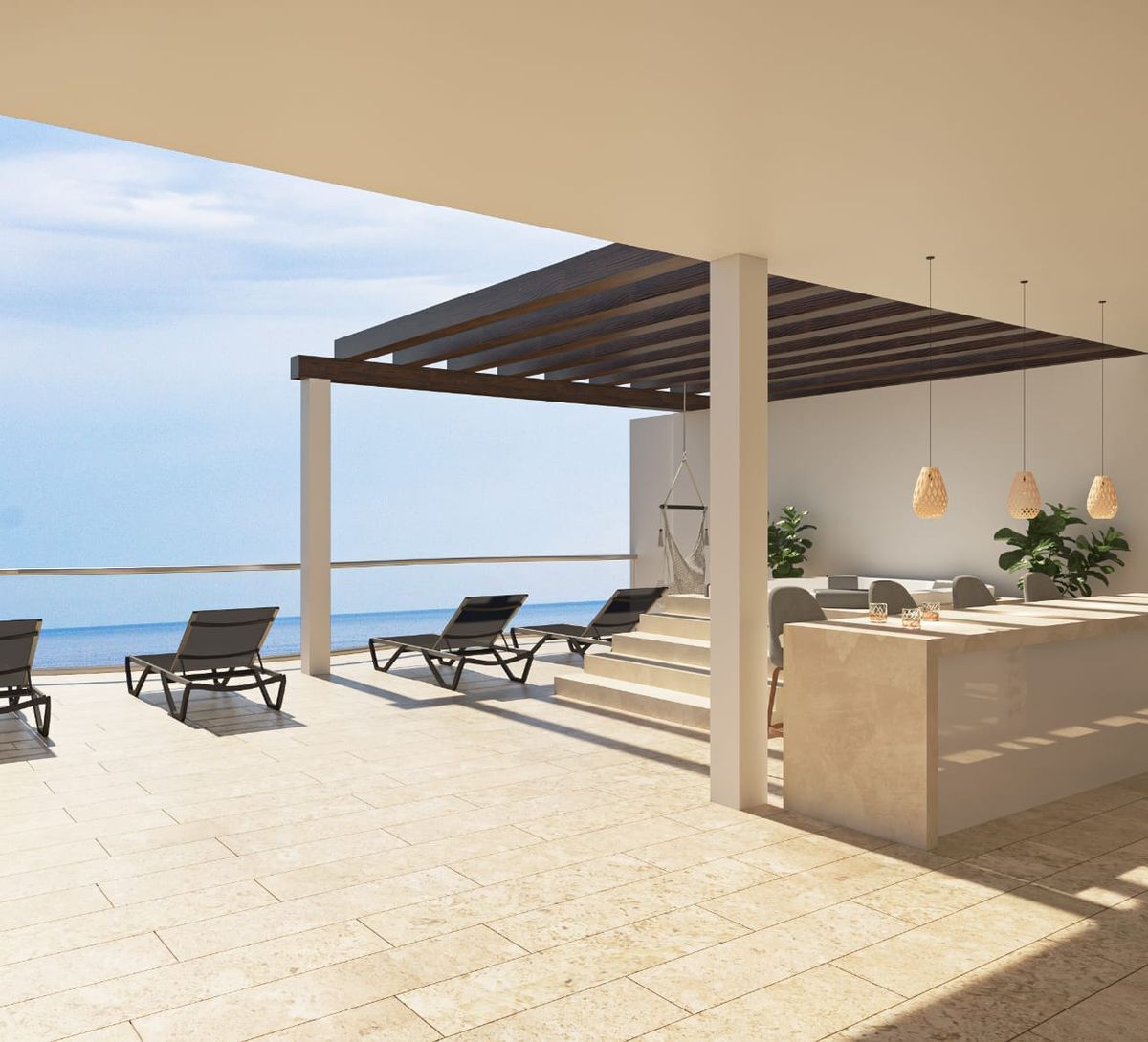 6 de 10: Olea luxury frente al mar en chicxulub puerto 