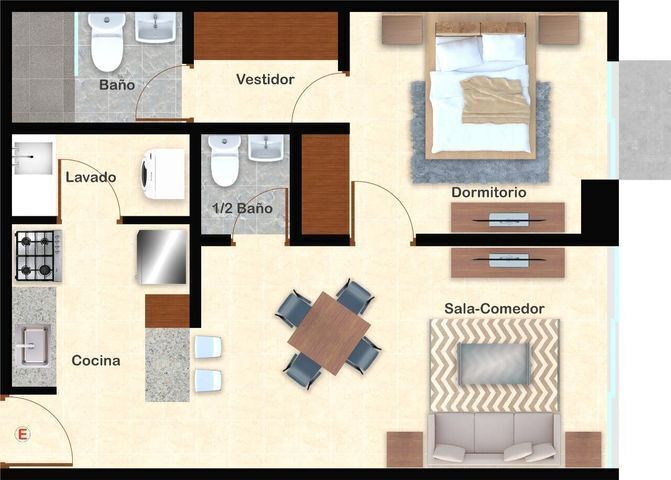7 de 7: Planos de la distribución de los apartamentos 