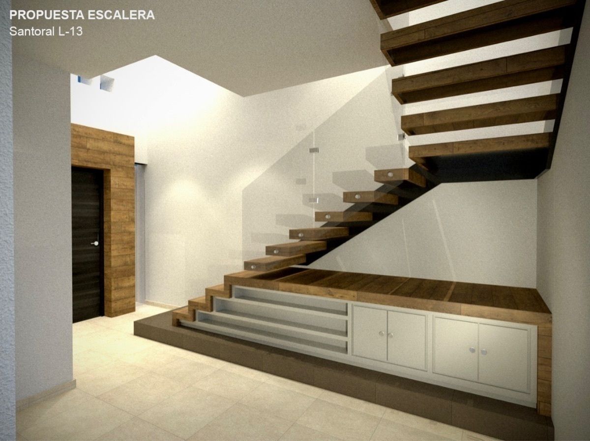 3 de 7: Escaleras estilo flotadas