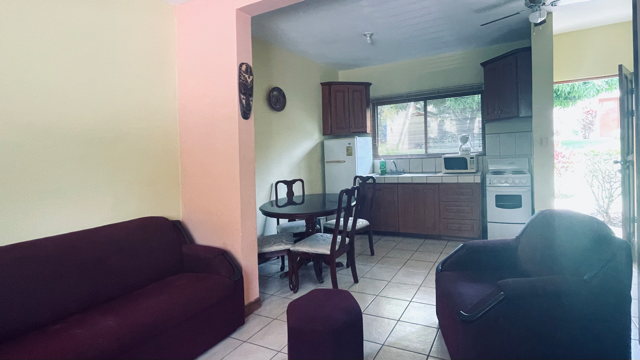 10 of 11: Living Room - Condominium in Playas del Coco, Carrillo